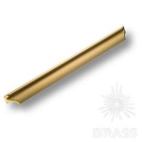 8610 0384 AGLB Ручка скоба современная классика,  матовое золото 384 мм