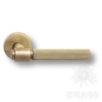 HA213RO12 ABM AXES-L Ручка дверная, состаренная латунь