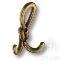 Dugum Hook Small-Antik Крючок мебельный, античная бронза