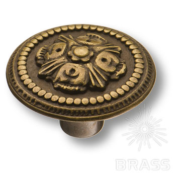 1126.0030.001 Ручка кнопка классика, античная бронза