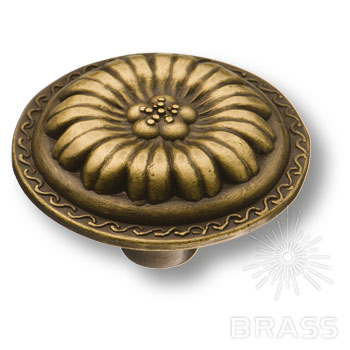 1091.0030.001 Ручка кнопка классика, античная бронза