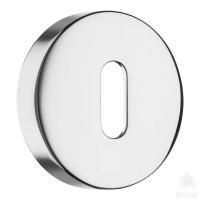 RO12N CR ROSET Накладка с овальным отверстием для ключа, глянцевый хром