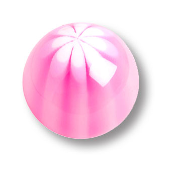 656RS Ручка кнопка детская, шар розовый