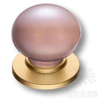 3005-61-PINK PEARL Ручка кнопк, матовое золото/розовый