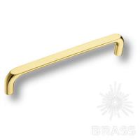 395-160-Gold Ручка скоба, глянцевое золото 160 мм