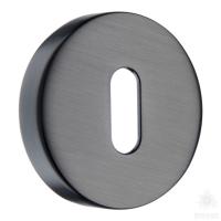 RO12N BBN ROSET Накладка с овальным отверстием для ключа, чёрный матовый никель