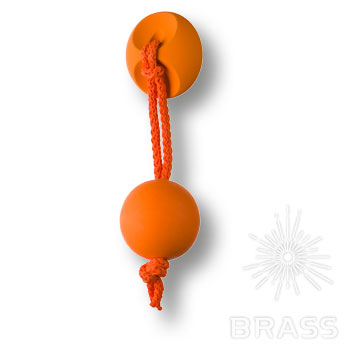 7947NA Ручка кнопка детская, цвет оранжевый