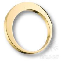 6530 0100 GL Ручка кольцо, глянцевое золото 32 мм