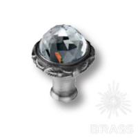 0Z5743.B00.71 Ручка кнопка с кристаллом Swarovski эксклюзивная коллекция, никель
