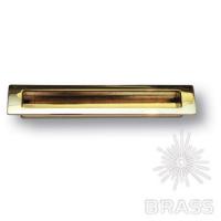 EMBU160-12 Ручка врезная, глянцевое золото 160 мм
