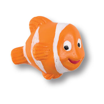 711R1 Ручка кнопка детская, рыбка оранжевая