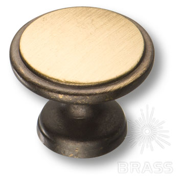 1324.0025.001 Ручка кнопка классика, античная бронза