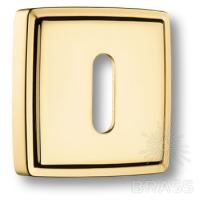 9163 MP11 ROOM ROSETTE Накладка с овальным отверстием для ключа, глянцевое золото (комплект 2 шт)