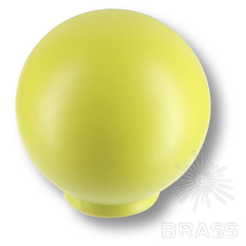 626PIX Ручка кнопка детская коллекция , выполнена в форме шара, цвет фисташковый матовый