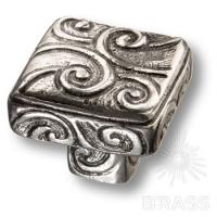 900.00.16 argento Ручка кнопка сплав олова и серебра, цвет античное серебро