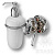 PV1608/K Дозатор для жидкого мыла, керамика, цвет - старое серебро