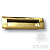EMBUT96-12 Ручка врезная, глянцевое золото 96 мм