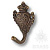 152030o Крючок мебельный, античная бронза