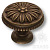 013035o Ручка кнопка, античная бронза