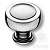 1915 0032 CR Ручка кнопка, глянцевый хром