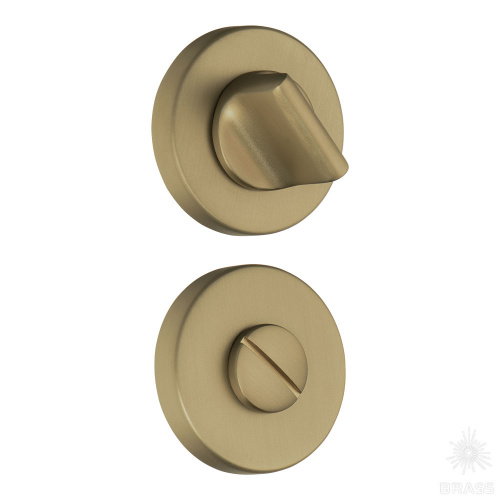 RO12W6 GB ROSET Накладка с поворотной кнопкой, матовая латунь