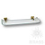 3511-75-013 Полка для ванных аксессуаров,латунь с кристаллами Swarovski, цвет - старая бронза