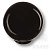 626NE1 Ручка кнопка детская коллекция, выполнена в форме шара, чёрный глянцевый