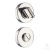 RO12W6 PN ROSET Накладка с поворотной кнопкой, глянцевый никель