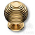 1930 0034 Big Gold Ручка кнопка, глянцевое золото