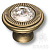 25.319.30.SWA.12 Ручка кнопка с кристаллом Swarovski, античная бронза