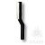 775-64-Chrome-Black Ручка скоба, глянцевый хром с чёрной вставкой 64 мм