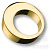 6530 0040 GL Ручка кольцо, глянцевое золото 16 мм