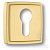 9164 MP35 CYLINDER ROSETTE Накладка с цилиндрическим отверстием для ключа, матовое золото (комп 2шт)