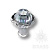 0Z5743.000.50 Ручка кнопка с кристаллом Swarovski эксклюзивная коллекция, глянцевый хром 