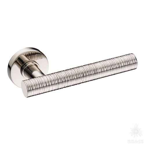 HA184VRO12 PN GRIP-V Ручка дверная, глянцевый никель